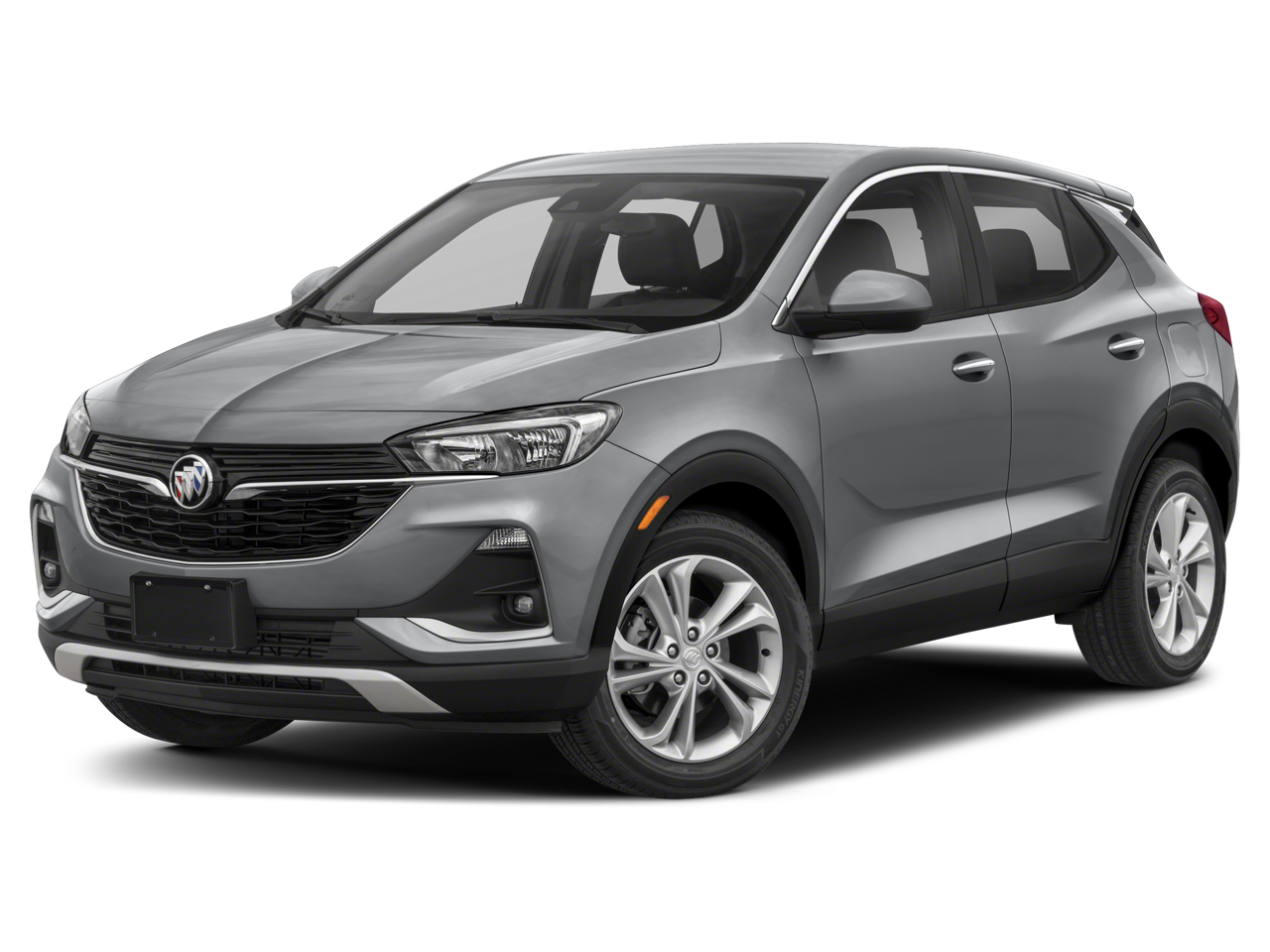 2023 Buick Encore GX Preferred in Moonstone Gray Metallic — front three-quarter view