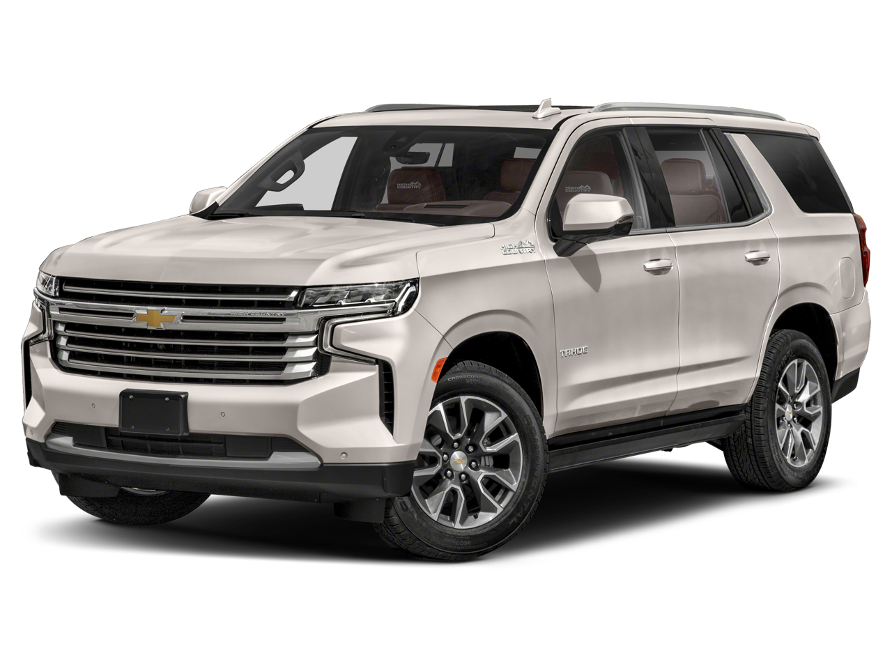 2023 Chevrolet Tahoe High Country in Black — front three-quarter view