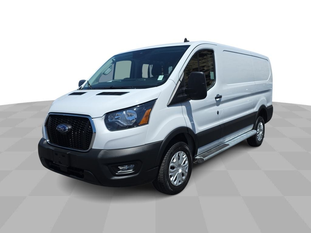 2025 Ford Transit Cargo Van Base in White — front three-quarter view