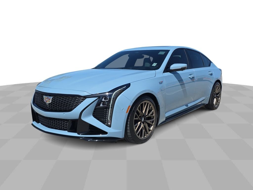 2025 Cadillac CT5-V V-Series Blackwing in Drift Metallic — front three-quarter view