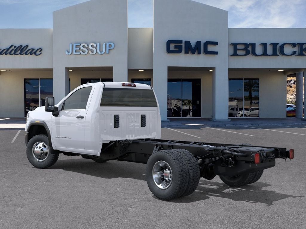 2026 GMC Sierra 3500 HD Chassis Cab — rear three-quarter view