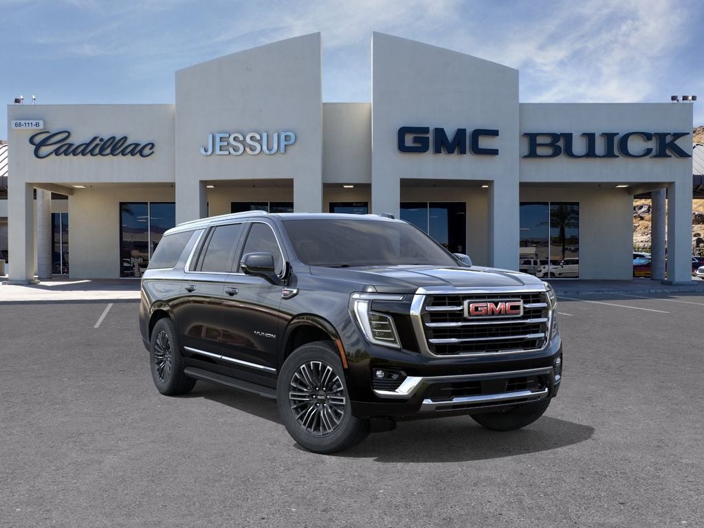 2026 GMC Yukon XL Elevation in Onyx Black — front three-quarter view