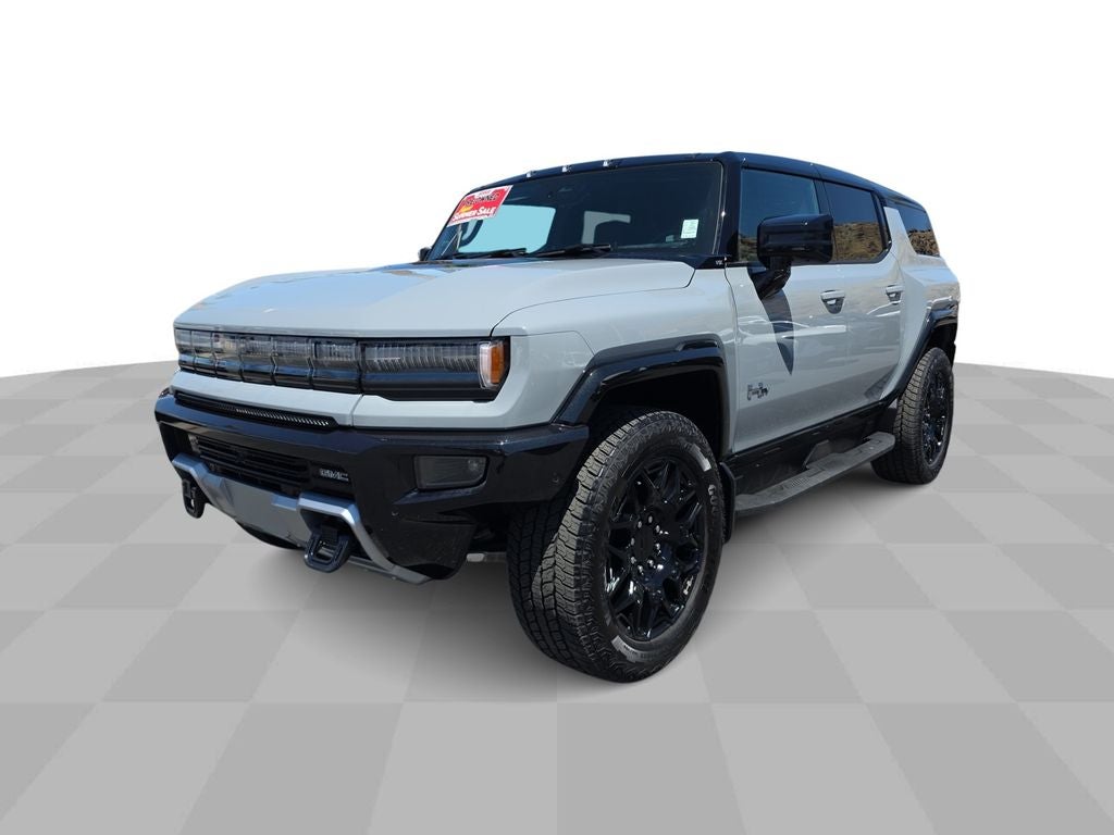 2026 GMC HUMMER EV SUV 2X in Meteorite Metallic (Gray) — front three-quarter view