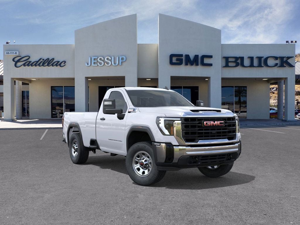 2026 GMC Sierra 2500 HD Pro in Summit White — front three-quarter view