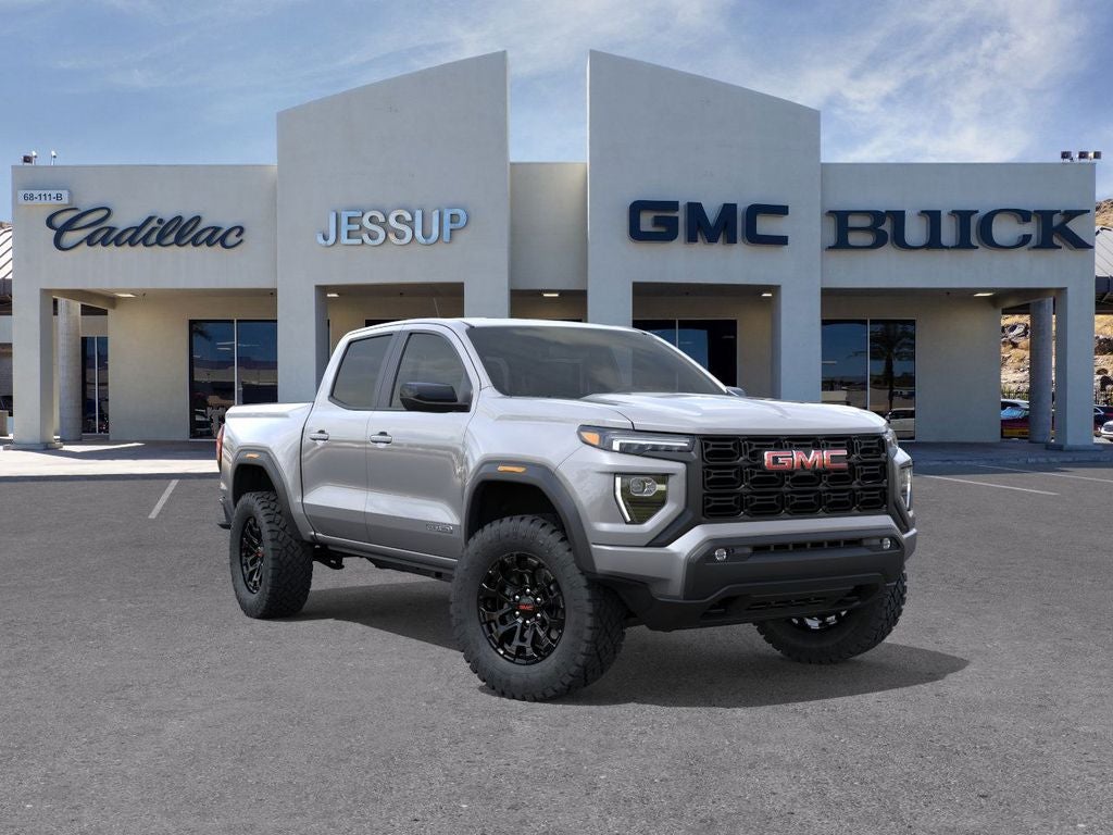 2026 GMC Canyon Elevation in Sterling Metallic — front three-quarter view