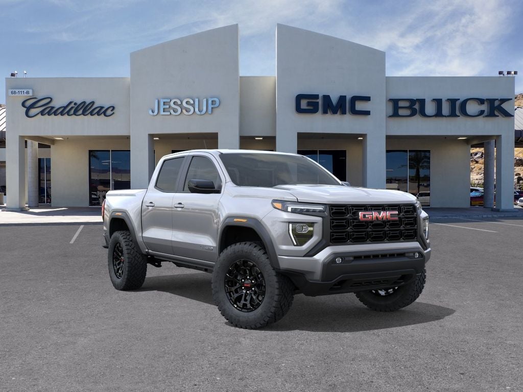 2026 GMC Canyon Elevation in Sterling Metallic — front three-quarter view