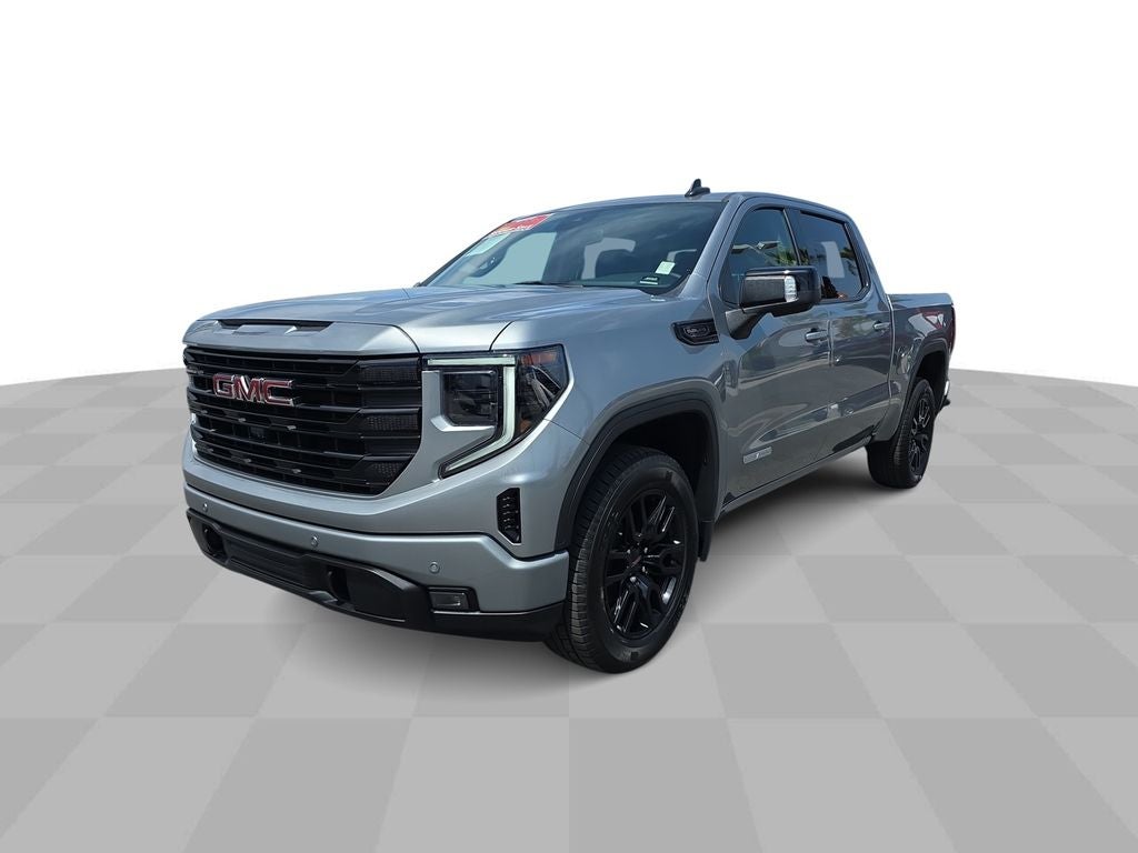 2026 GMC Sierra 1500 Elevation in Sterling Metallic — front three-quarter view
