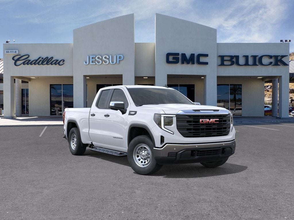 2026 GMC Sierra 1500 Pro in Summit White — front three-quarter view