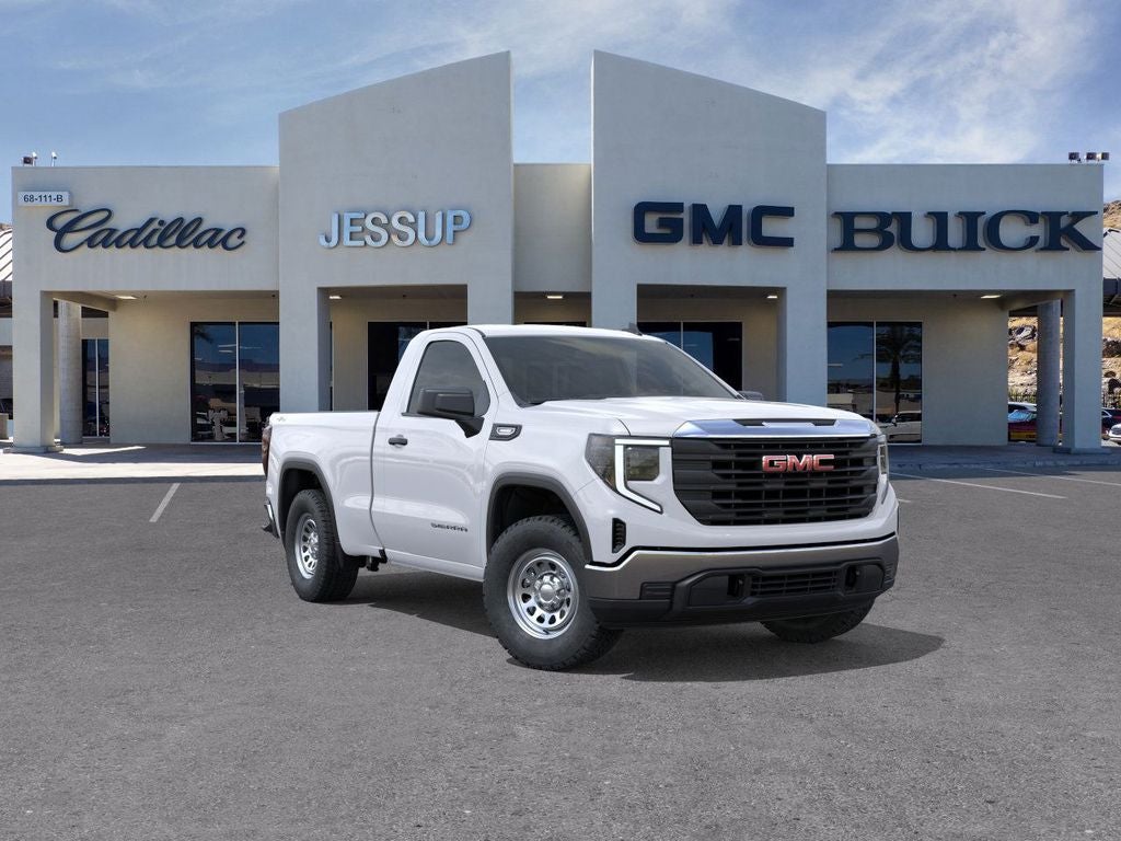 2026 GMC Sierra 1500 Pro in Summit White — front three-quarter view
