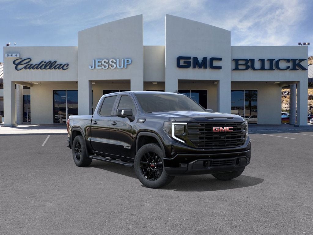 2026 GMC Sierra 1500 Elevation in Onyx Black — front three-quarter view