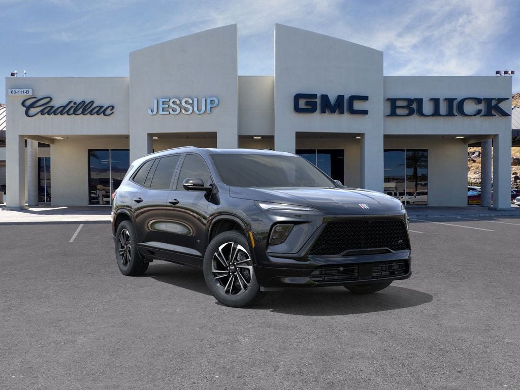 2026 Buick Enclave Sport Touring in Ebony Twilight Metallic — front three-quarter view