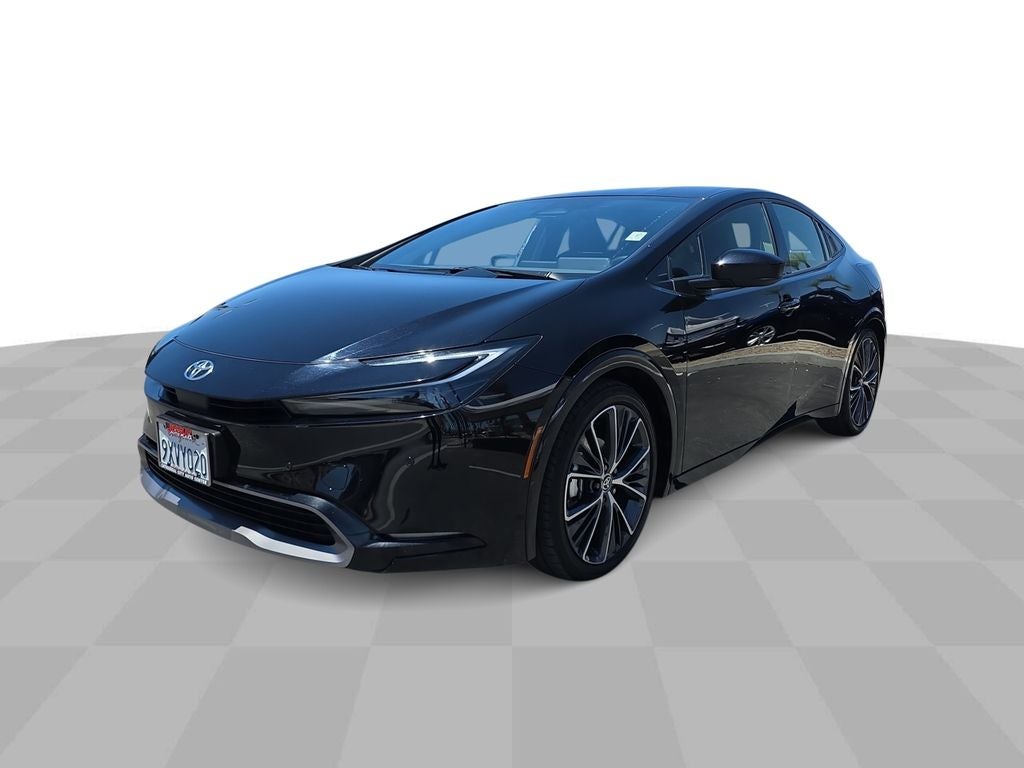 2026 Toyota Prius LE in Midnight Black — front three-quarter view