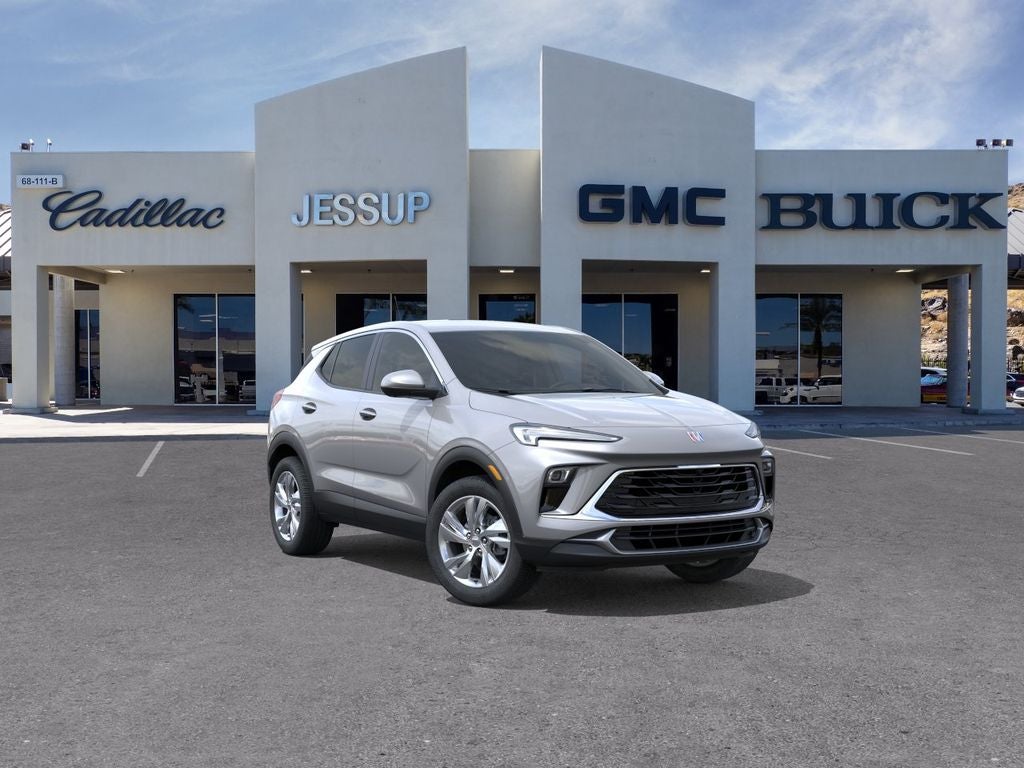 2026 Buick Encore GX Preferred in Moonstone Gray Metallic — front three-quarter view